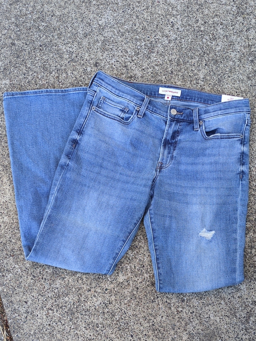 Lucky Brand Jeans Mid Rise Boot Cut 12 / 31 New